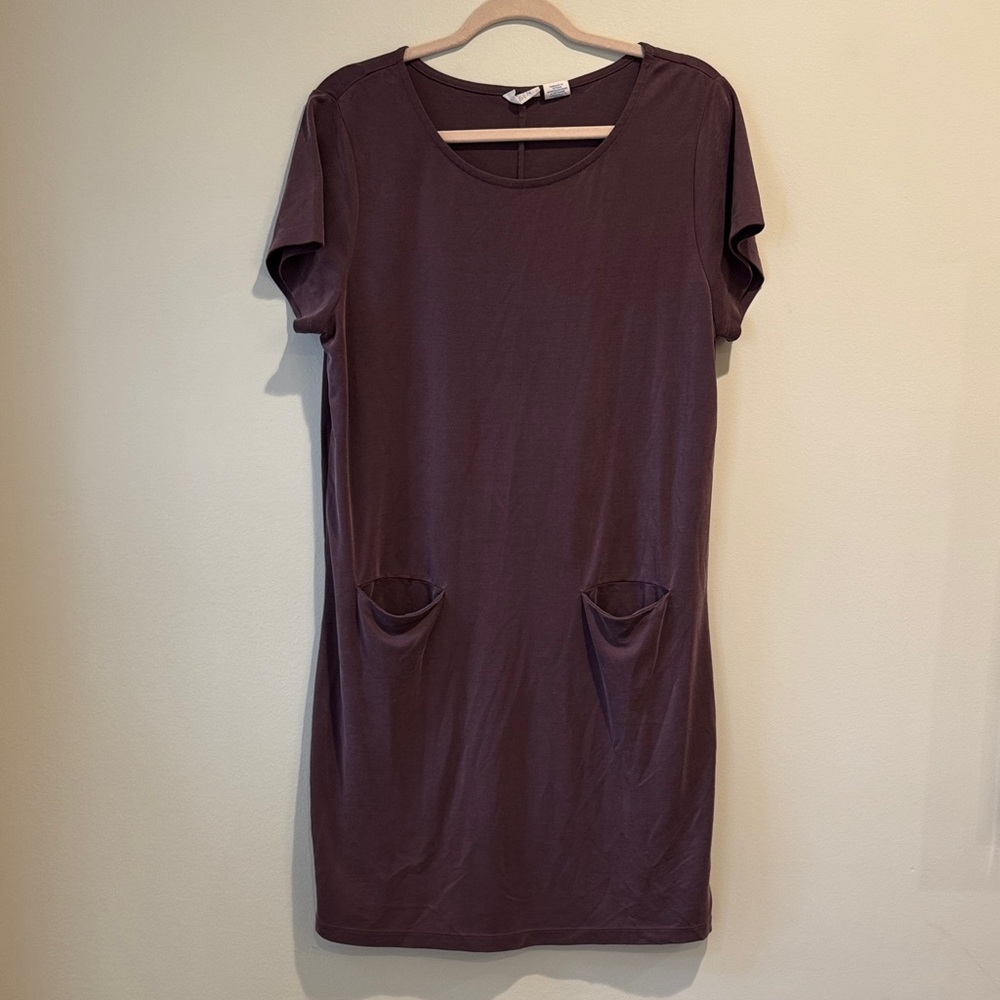 Sigrid Olsen Purple Tunic Top Dress in Modal Fabric